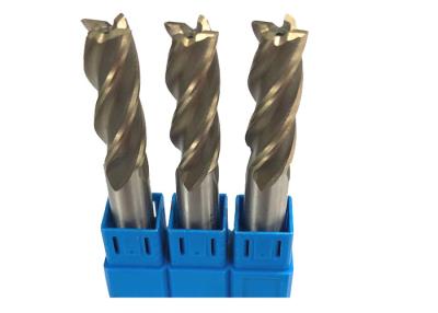 China TC Coating HSS End Mill Cutting Tools / Metal High Speed Steel End Mills for sale