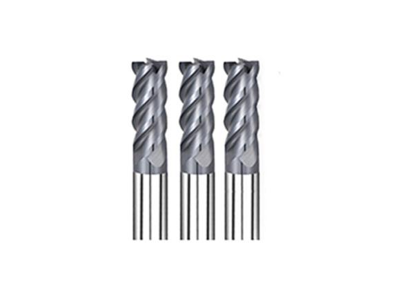 Quality 6mm Carbide End Mill For Stainless Steel 4 Flutes Tungsten Carbide Material for sale