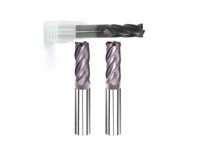 China 3mm 4mm Carbide End Mill Cutter / High Performance End Mills For Steel for sale