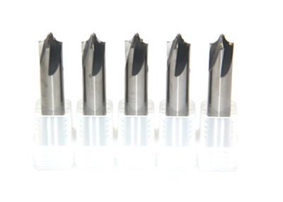 China Standard Chamfer Angles Corner Rounding End Mills / CNC Milling Bits for sale
