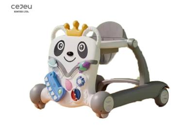 China Adjustable Speed Musical Baby Walker Pink Blue Grey for sale