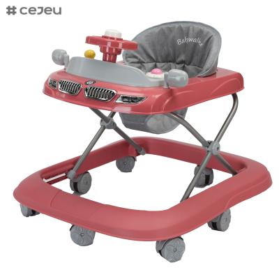 China Foldable Baby Walker with Universal Wheels Easy Convertible Baby Walker for sale