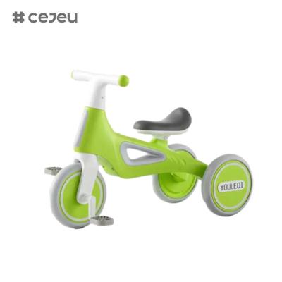 Chine CJ-A066, avec lumières/musique, tricycle pour enfants, rose/vert/jaune, trois couleurs, un beau cadeau pour les garçons et les filles à vendre