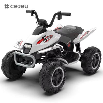 China CJ-YB-718 Baby Toys Children Driving Electric Vehicle Kids Electric Car 4 Wheels ATV 24V Battery Powered Ride on Car for 1-6 Years Old for sale