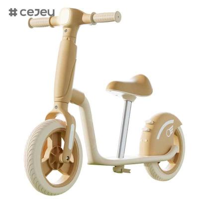 China CJ-LBB-988-1 Factory Direct Supply Two-wheeled Non-pedal Kids Kick Scooter Balance Bike Aluminium Alloy Frame Children's Balance Bike for sale