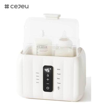 China CJ-HJ-B03 Digital Display Milk Warmer OEM ODM Automatic Baby Milk Bottle Sterilizer Warmer Food Heater with Night Light for sale