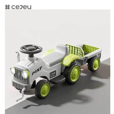 Китай CJ-MBQ-011 2026 Дешевый электрический шестиколесный высокоскоростной железнодорожный поезд 2 в 1 Дети ездят на автомобиле Поезд трассы ездят на игрушках для вождения продается