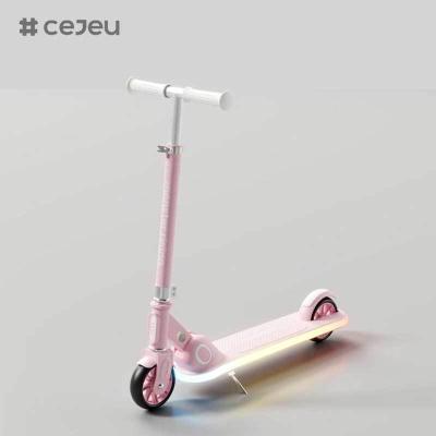 China CJ-ADD-R1 dobrável de alumínio de liga de duas rodas leve Scooter infantil Altura ajustável banco traseiro travão 50kg carga máxima 5+ anos rodas PU à venda