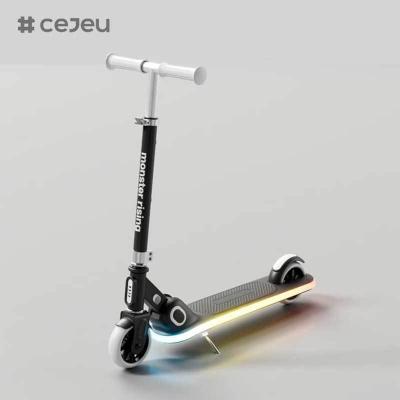 China CJ-ADD-R1 dobrável de alumínio de liga de duas rodas leve Scooter infantil Altura ajustável banco traseiro travão 50kg carga máxima 5+ anos rodas PU à venda