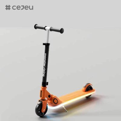 China CJ-ADD-R1 dobrável de alumínio de liga de duas rodas leve Scooter infantil Altura ajustável banco traseiro travão 50kg carga máxima 5+ anos rodas PU à venda