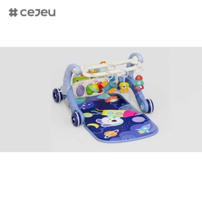 中国 CJ-ABY-368-158G SeaMind 2対1 多機能ウォーカー フィットネス フレーム ミュージック ペダル ピアノ 赤ちゃん用 折りたたむプラスチック 遊び場 0〜3歳 販売のため