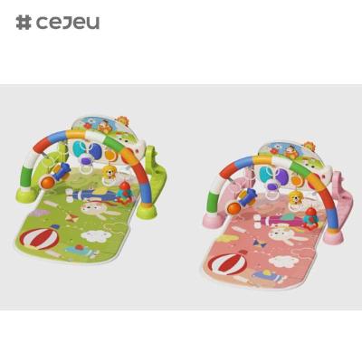 中国 CJ-ABY-368-157A 卸売 2 in 1 ベビープレイ ジムマット ペダル付き ピアノセット ライトミュージック ベビープッシュウォーカー ベストギフト ベビー・トードラー・トイ 販売のため