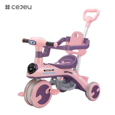 Китай CJ-YT-528 Оптовая продажа Новые прочные детские трехколесные велосипеды Детские коляски Детские коляски Нажимная ручка Солнцезащитный зонтик Маленький ребенок Прогулка Игрушки Детские носилки В помещении продается