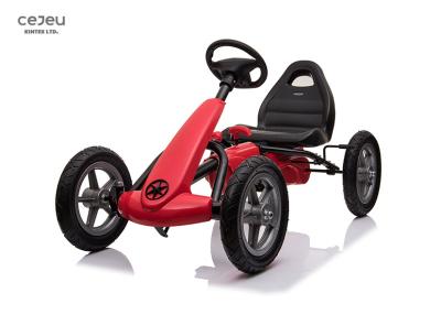 China Inflatable Wheels Kids Go Karts 113*64*62CM Pedal Powered Go Kart 4km/H for sale