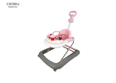 China EN1273 PP Baby Pink Push Along Walker 5KG Euro Standard For 6 Month for sale