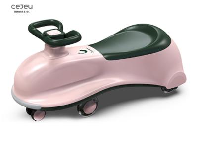 China 5 Year Olds  Pink Swing Car Ride On Swivel Scooter 3 PP Wheel for sale
