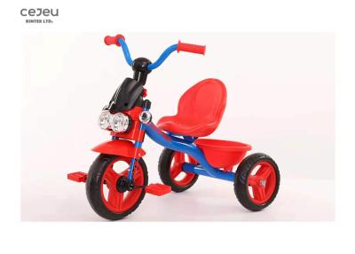China Front Basket Kid Riding Tricycle 18kg 3 Eva Wheels Ride On Trikes for sale