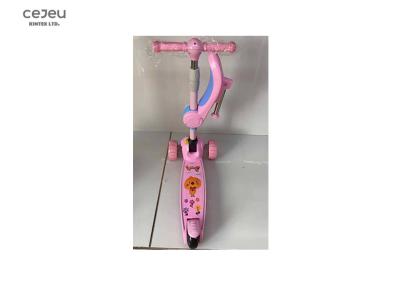 China 5 Year Olds Pink 2 In 1 Kick Scooter  67*55*48CM With Adjustable Seat for sale