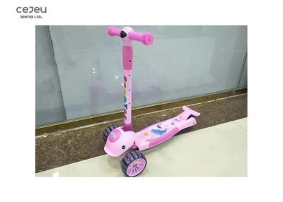 China Age 3 Baby Kick Scooter With 3 Wheel 120mm*50mm 3 Position for sale