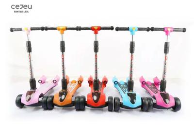 China Music Bluetooth Baby Kick Scooter With Luminous PU Wheels Folding Spray Scooter for sale