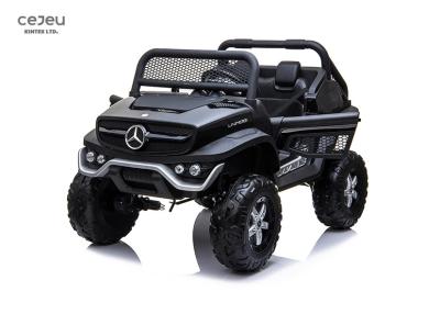 China LED Lights Mercedes Benz Unimog Ride On 2 Seater With EVA Tire for sale