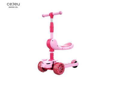 China 2 In 1 Scooter Push Along With Height Adjustable Seat Rear Foot Brake for sale