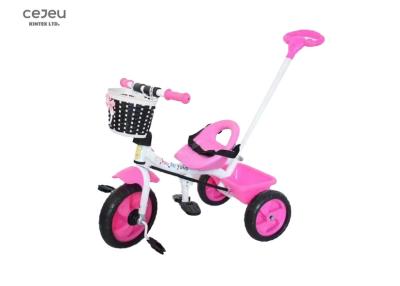 China Safe Kid Riding Tricycle With Parental Steering Control for sale
