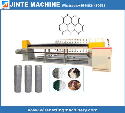 China Hexagonal Wire Mesh Machine for make SS Chicken Wire Mesh making machinery for sale