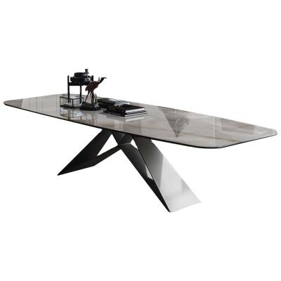 Китай обеденный стол 150cm роскошный и предводительствует серый мраморный обеденный стол установил для 2 4 5 6 продается