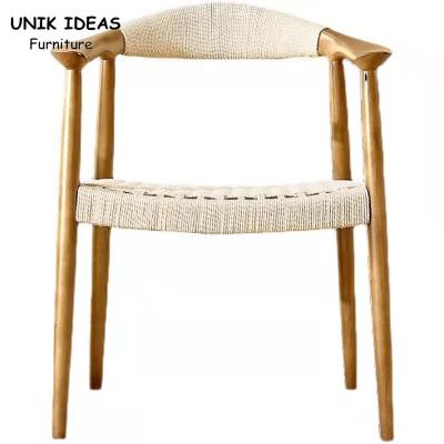 China Modern Minimalist Wood Dining Chair Nordic Villa OX Horn Dining Chair 200kg for sale