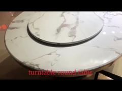 Luxury Turntable Round Dining Table