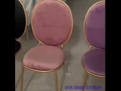 Pink Velvet Leisure Chair