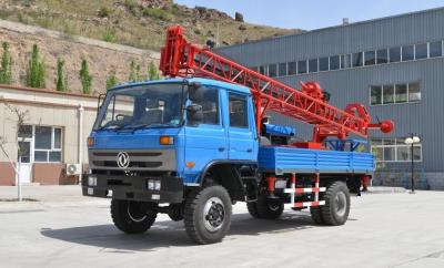 China Large Torque 120mm Water Well Drill Rig Truck Mounted Air Compressor Mud Pump for sale