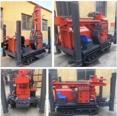 China 65kw Diesel Water Well Drill Rig 200m Depth For Hard Rock for sale