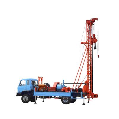 China 95kw 400m Deep Water Well Drilling Rig , Water Borehole Drilling Equipment Truck Type for sale