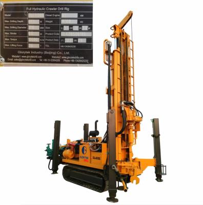 China 400m Hydraulic Borehole Drilling Machine , Track Mounted Rig For Civil Industrial for sale