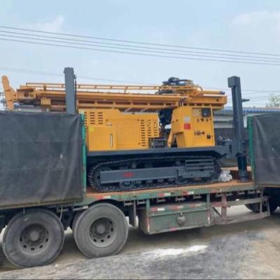 China Track Mounted DTH Drilling Machine , Borehole Drilling Equipment 600m Depth for sale