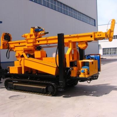 China Pneumatic RC Drill Rig DTH Crawler Mounted For 280 Meters Depth for sale