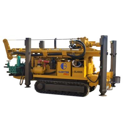 China 400 Meter Borehole Drilling Rig , DTH Rig Machine For Water Well Drilling for sale