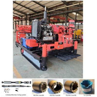China 22kw Exploration Drilling Rig Mounted On Crawler / Trailer / Skid Chassis for sale