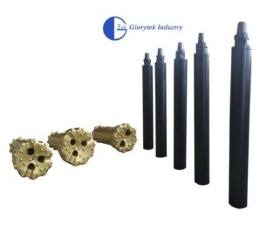 China High Air Pressure Dth Drilling Hammer Mining Compatible With Bit Shank DHD Ql Mission à venda