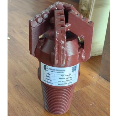China 5 1/8 131mm Diameter Pdc Rock Drill Bit 5 Blades for sale