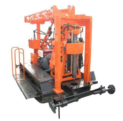 China 110m Depth Drill Rig Machines Centralized Handles for sale