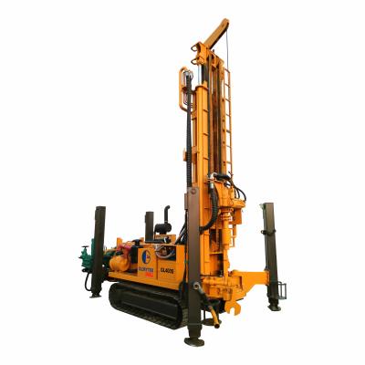 China 200m/300m/400m/600m Mobile Crawler Drilling Equipment Hydraulic Portable Borehole Water Drilling Machine for sale