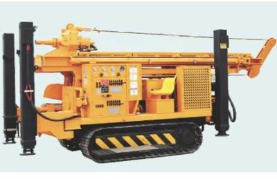 China Hot Sale Diesel Engine Top Hammer Hydraulic Rotary Water Well Drill Rig With 500m Drilling Depth for sale
