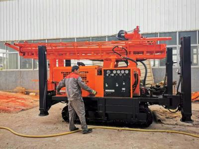 China 600 m boorgediepte Hoogste hamer Hydraulische waterput boormachine voor de bouw Te koop