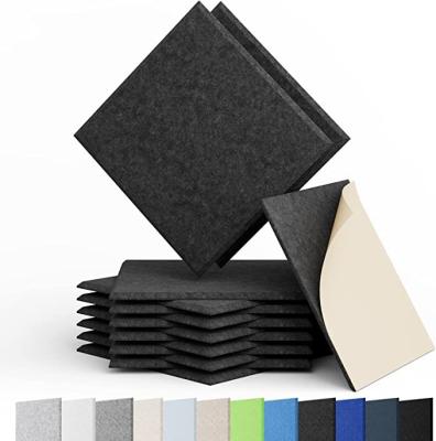 China High Density PET Self Adhesive Sound Proof Foam Panels For Recording Studio for sale