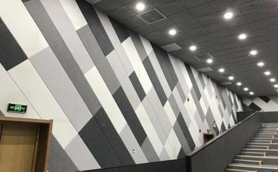 China PET Fiber Decorative Soundproof Wall Panel Eco Friendly zu verkaufen