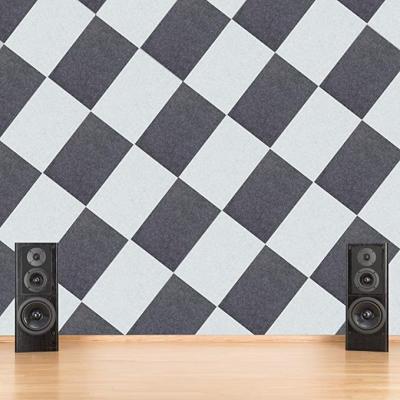 China Acoustic Interior Acoustic Design Polyester Fiber Sound Proofing Wall Panels for sale
