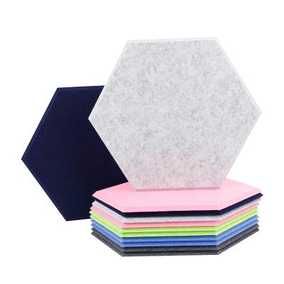 China High Density Sound Proof Wall Panels Stylish Hexagon Acoustic Panels for sale